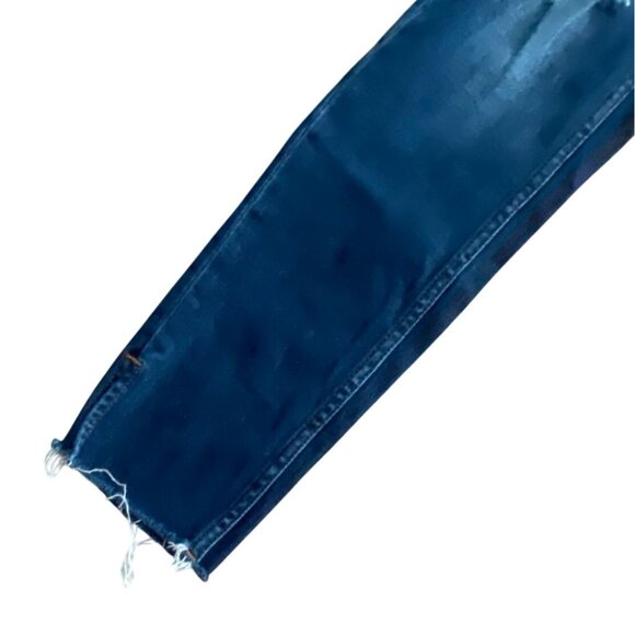 Vigoss Ace Skinny Womens Dark Wash Distressed Denim Jeans-Size 29-GUC - Picture 2 of 8